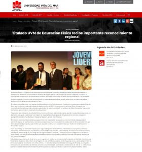 UVM destaca al Director Ejecutivo, Pablo Fuenzalida, como exalumno